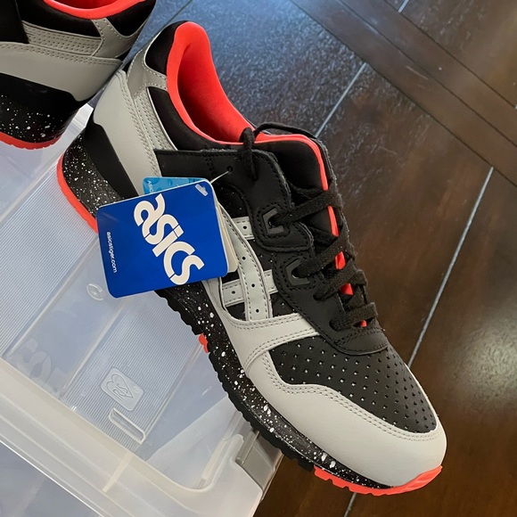 DS 2016 ASICS GEL LYTE III 3 BLACK/MANGO/CEMENT/3M MENS SHOES SIZE 8.5 RARE - Picture 7 of 10